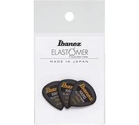 IBANEZ BEL16HD10SHBK Lot de 3 médiators souples en élastomère Noir