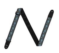 GSV50-P1 Light Blue - Sangle guitare Vintage