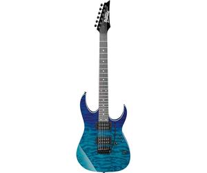 Ibanez GRG120QAASP-BGD GIO Series Guitare électrique avec matériel noir dégradé bleu