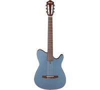 Ibanez Guitare électro-acoustique en nylon Thinline FRH10NIBF - Bleu Indigo Métallique Plat