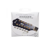 Ibanez IACS12C - Jeu de 12 cordes pour guitare acoustique - Bronze 80/20 Coated - Light 10-47
