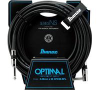 Ibanez NS20L Câble de guitare avec jacks droit et coudé, 6.10m