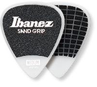 Ibanez PPA14HSGWH Lot de 6 médiators GRIP WIZARD à grip sable, 1.0mm, Blanc