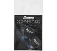 Ibanez PPA14MSGDB Dark Blue - 6 médiators Grip Wizard Series Sand Grip - 0,8 mm