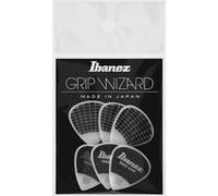 Ibanez PPA16HSGWH - 6 médiators Grip Wizard série Sand Grip blanc - heavy - 1.0mm G