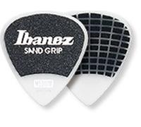 Ibanez PPA16MSGWH - 6 médiators Grip Wizard série Sand Grip blanc - medium - 0,8mm