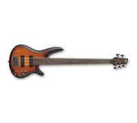 Ibanez SRF705-BBF - Brown Burst Flat - Basse électrique 5 cordes Fretless