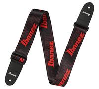 IBANEZ Strap Design Black, Red Ibanez Logos