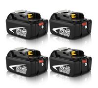 Ibanti 4PCS 18V 5.0Ah Remplacement pour Makita 18V Batterie BL1850 BL1840B BL1860B BL1830B BL1820B BL1860 BL1840 BL1830 BL1820 (4 * 5.0Ah Batterie)