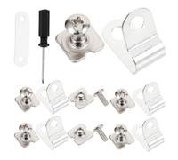 ibasenice 1 Ensemble Attaches pour visière de Casque mentonnière pour Casque pièces Sangle Accessoires de Casque Hockey kit de réparation de Hockey Clip de Chapeau Plastique