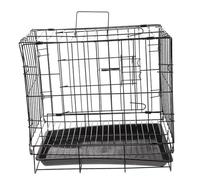 ibasenice 1 Ensemble Cage pour Chien et Chat Pliable Abri pour Animaux pour Intérieur et Extérieur Modèle Noir
