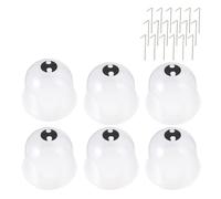ibasenice 1 Ensemble Cloches de Protection pour Plantes Couvertures Transparentes Plastique avec Piquets Isolation et Protection Gel pour Jardinage