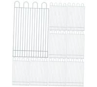 ibasenice 1 Ensemble Clôture de Jeu pour Petits Animaux Portable Panneaux pour Hamsters Rongeurs Reptiles Blanches Résistante Facile à Installer