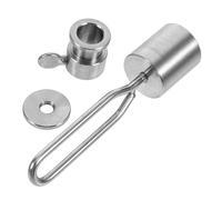 ibasenice 1 Ensemble Contrepoids du Barbecue arrêt de Tige de Broche de Gril Councteurs de Rack rôtissants Accessoire Universel rôti Poids de la Broche extérieure Acier Inoxydable