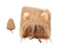ibasenice 1 Ensemble Déguisement de Lion pour Perruque Animalière avec Crinière Queue Costume pour Halloween