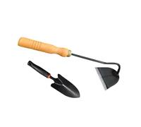 ibasenice 1 Ensemble Ensemble De Pelle De Désherbage Pelle De Tranchée Cultivateur Petit Jardinage pour Outil Pelouse Pelles Houe Portative De Jardin De Jardin en Bois