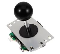 ibasenice 1 Ensemble Jeu de Remplacement Joystick pour Simulateurs de Jeu de Joystick Arcade Noir Compatible avec Divers Jeux Installation Facile et Durable avec Matériaux et Circuit Imprimé