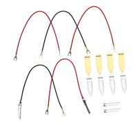 ibasenice 1 Ensemble Kit de Batteries de Fruits DIY Expériences Scientifiques pour Étudiants Matériel Éducatif de Projet Scientifique pour Exploration de Électricité à Travers Les Fruits