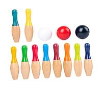 ibasenice 1 Ensemble Kit de Bowling Coloré pour Garçon Fille Ensemble de Quilles pour Garçon Fille Interactif pour Développement Coordination et du Sport pour Intérieur et Extérieur