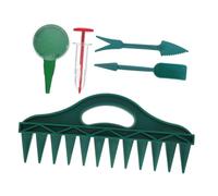 ibasenice 1 Ensemble Outil de Jardinage Multifonctionnel pour Espacement Optimisé des Semences Distributeur Manuel pour Fleurs et Légumes