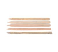 ibasenice 1 Ensemble Piquets de Bois pour Mesure et Délimitation, Forme Pointue Plat, Adaptés pour Zones de Construction et Mesures Précises Site 5 Pièces
