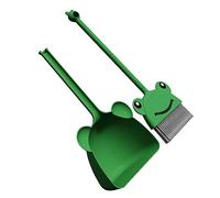 ibasenice 1 Ensemble Set de Balai et Poussoir pour Garçon Fille Outils de Nettoyage Ergonomiques pour Écoles et Maison Pédagogique Sécurisé pour Garçons et Filles
