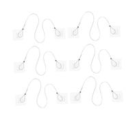 ibasenice 1 Ensemble Set de Sangles de Sécurité pour Meubles Kit Renversement Adhésif pour Protection et Animaux Fixation Murale pour Commode Bibliothèque et Armoire