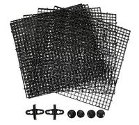 ibasenice 1 Ensemble Tassement De La Plaque D'isolement Diviseurs Accessoires D'aquarium Grille De Fond D'aquarium Grand Séparateur D'aquarium Plusieurs Poisson PVC Black