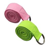 ibasenice 1 Jeu Ceinture De Tension De Yoga Bandes D'exercice Bretelles Sangles D'exercice Bande D'exercice Cordes Ceinture D'étirement Bande Extensible Couleur Aléatoire 2 Pièces