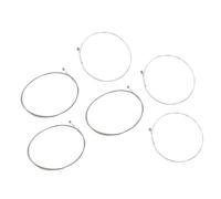 ibasenice 1 Jeu De Ficelle Accessoires De Guitare Remplacements De Cordes De Guitare Accessoires Pour Guitare Électrique Fil D'acier Enroulement Chaîne Optique En Acier Inoxydable