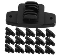 ibasenice 1 Jeu Isolateurs Électriques pour Clôture Agricole Accessoires Durables Plastique Protection sans Perte Compatibles DIY pour Fil De Clôture 50 Pièces