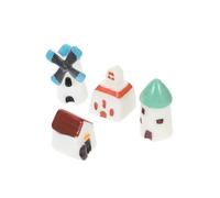 ibasenice 1 Jeu Miniatures Résine De Maisons Et Châteaux Décorations De Jardin Et Accessoires pour Féeriques 20 Pièces