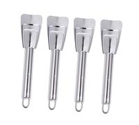 ibasenice 1 Jeu Pelle À Dégivrage Scoop De Glace en Acier Inoxydable Pelle De Dégivrage Outil De Déglaçage Disicing Phel Grattoir À Glace Cuillère À Glace Silver 4 Pièces