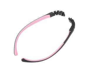 ibasenice 1 paire de branches de lunettes en silicone : branches de rechange pour lunettes d'enfants, antidérapantes, roses.
