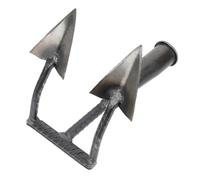 ibasenice 1 Pièce Houe de Jardin Manuelle Triangulaire Outil Multifonction pour Désherbage et Creusage Pratique et Durable pour Jardinage