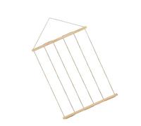 ibasenice 1 Set Porte-Photo Mural en Bois 12 Clips et Guirlande Lumineuse, Structure Stable et Design Simple pour Décorer la Maison Chambre