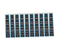 ibasenice 10 Autocollants Bleu Bordure pour Gamme de Violon 4/4, Indicateur de Touche Solide, Guide Note Manche pour Violon Débutant, Accessoire Apprentissage Musique Facile à Utiliser, Lot 10 Pièces