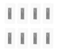ibasenice 10 Boutons Magnétiques Carrés Lot de 10 Pièces 25x8 Mm Fermeture Rapide Design Discret, Plastique et Métal pour Vêtements et Accessoires pour Collection D'accessoires