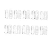 ibasenice 10 ensembles Set de Brosses à Dents Souples Silicone pour Garçon Fille Brosse Doigt Dentition Douce et Sûre Nettoyage Gingival avec Boîte Transparente