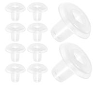 ibasenice 10 Pièces Baguettes Mini Stores Blanc en Pom Surface Lisse et Durabilité, Accessoires pour Fixation Rideaux, pour Stores et Embrasses
