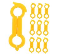 ibasenice 10 pièces Correcteur pour Doiseaux Anneaux de Réhabilitation pour Perroquets et Poules Confortable et Facile à Ajuster Dispositif de Correction des pour