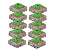 ibasenice 10 Pièces De Socle Miniature pour Décor Modèle De Terrain Faux Arbre Base De Table Socle De Jardin Miniature Arbres Décoratifs À