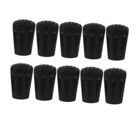 ibasenice 10 pièces Embouts Bâtons Randonnée Caoutchouc Antidérapants Protections pour Bâtons de Marche et Canne Améliorent la Stabilité et Protègent Pointes