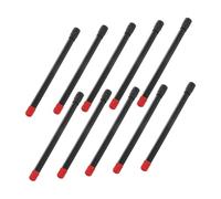 ibasenice 10 pièces Extension Valve Pneumatique Droite Adaptateur Rallonge Gonfleur Pneu pour Voiture Moto Camion Scooter et Anti-fuite