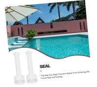 ibasenice 10 Pièces Goupilles de Remplacement pour Cadre Métallique Rond de Piscine Hors Sol Accessoires Fiables avec Joint Étanche Installation Facile pour Compatible