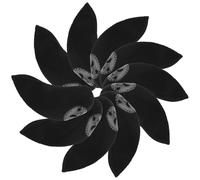 ibasenice 10 Pièces Housses de Protection pour Clubs de Golf en Polyester Noir, Résistantes à l'usure et Anti-Rayures, Adaptées aux Putters et Fers Protection Optimale Parcours