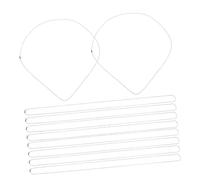 ibasenice 10 Pièces Lot Chaînes à Billes pour Colliers Animaux et Durables Chaîne pour Pendentifs DIY Bijoux pour Animaux