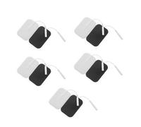 ibasenice 10 pièces Lot de Électrodes Autocollantes en Gel Conducteur Non-tissé Accessoires Portatifs pour Massage et Acupuncture sans Irritation Patchs Réutilisables pour Soins à Domicile