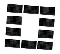 ibasenice 10 pièces Plateau de Germination Cellules PVC Noir pour Jardinage Maison et Bonsai pour DIY Culture de Plantes