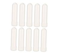 ibasenice 10 pièces Tubes Vides Inhalateurs Aromathérapie Blancs Rechargeables pour Huiles Essentielles Tubes Plastiques Non Électriques pour Usage Système Irrigation Nasale et Soulagement